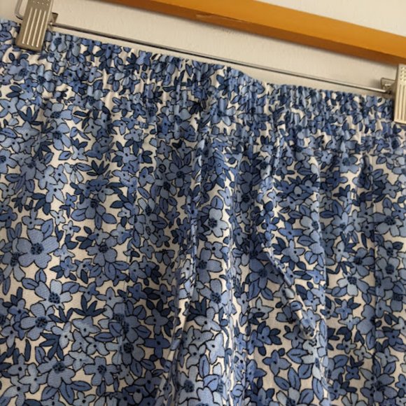 NWT Royalty for Me Blue and White Floral Short Size 1X - Picture 10 of 11
